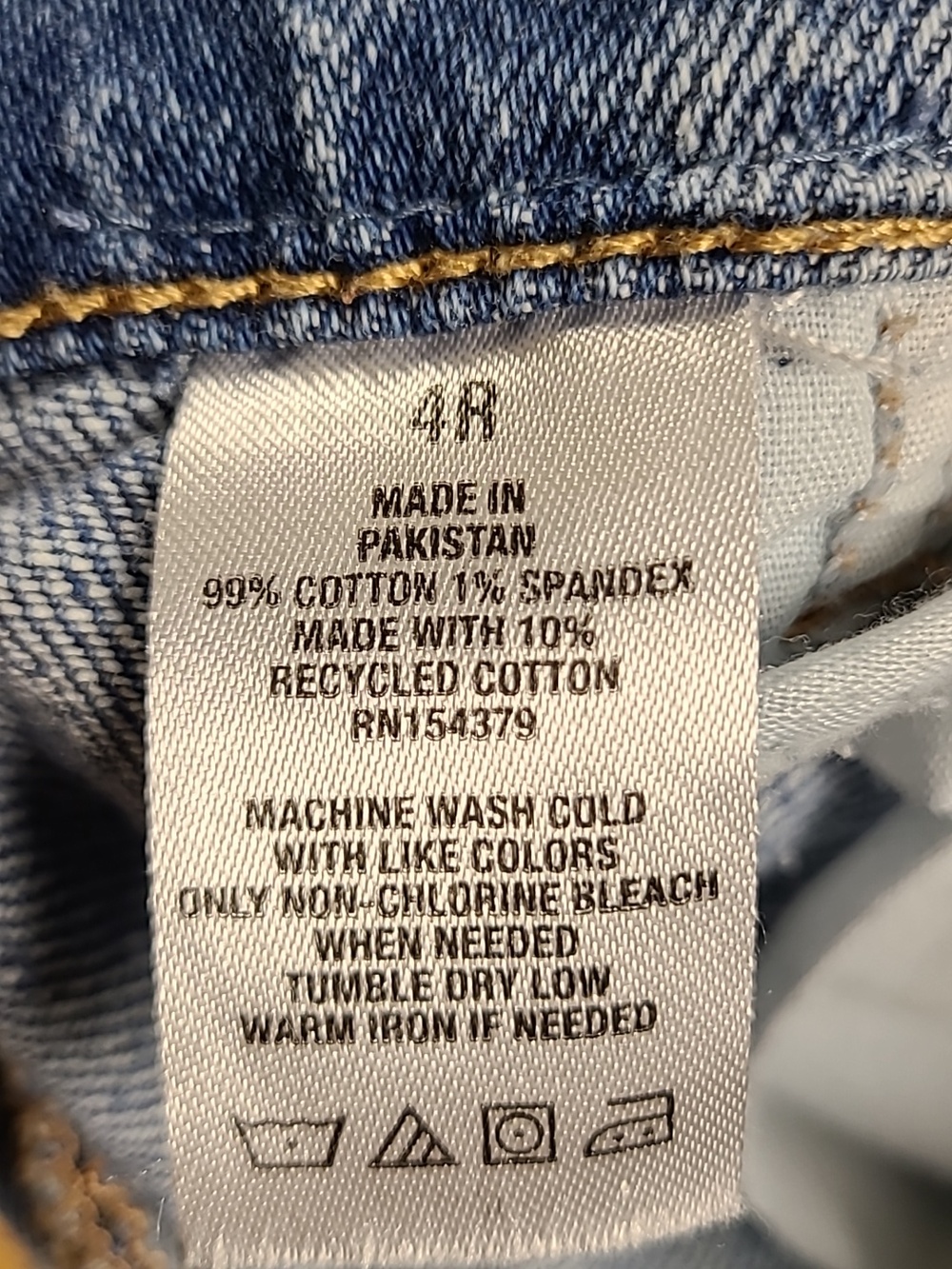 Aeropostale High Rise Flare Pre-owned Distroyed Stone Wash Womens Jeans 4x30 - Picture 7 of 8